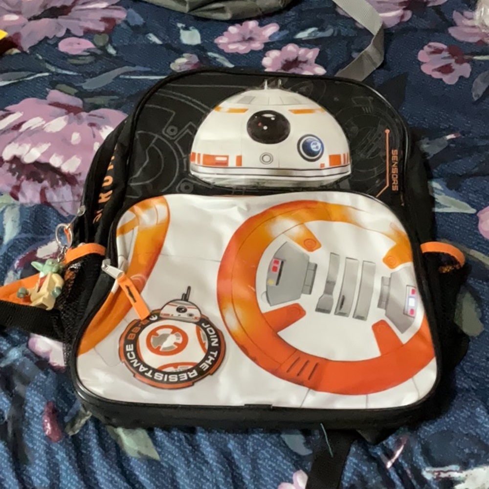 Star Wars BB-8 Kids Backpack - Black, Orange, White